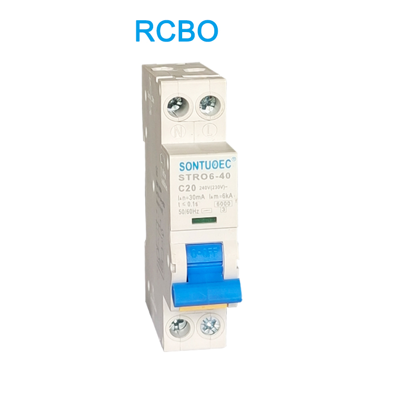 STRO6-40 Circuit Breaker Din Rail Typ Installation RCBO