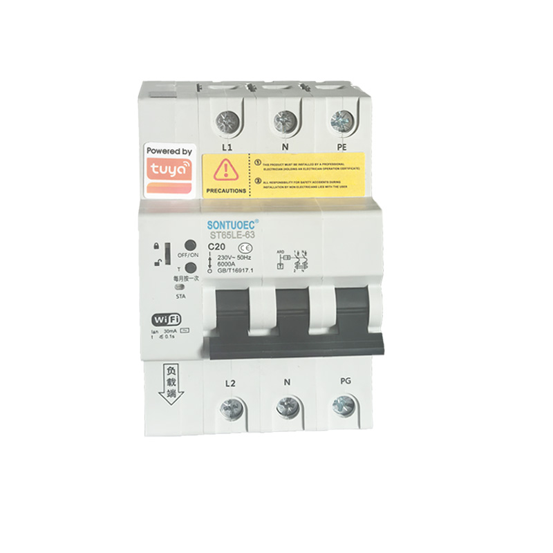 WiFi ST65LE-63wf2 Serie Multifunktionaler IoT Intelligent RCBO Intelligent Circuit Breaker